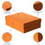 Purebox Pastel A4 100mm - Orange - X 5 - Falken