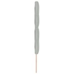 Tête de lit en velours gris clair capitonnée 160 cm