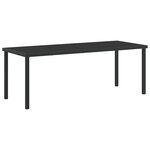 vidaXL Ensemble de salle à manger pour jardin avec coussin 9 Pièces Gris