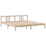 vidaXL Lit bibliothèque sans matelas 180x200 cm bois massif de pin