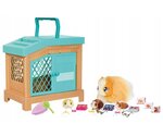 Moose Toys 26410 - Little Live Pets Mama Surprise Maman-cochon d'Inde avec cage et 3 bébés surprise