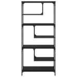 vidaXL Bibliothèque Chêne noir 81 x 36 x 176 cm Bois d'ingénierie