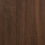 vidaXL Table d'appoint Chêne marron 40x30x60 cm Bois d'ingénierie