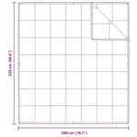 vidaXL Couettes & Duvets Blanc 200 x 220 cm Bas