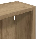 vidaXL Armoire murale de salle de bain Chêne artisan 30 x 14 x 70 cm