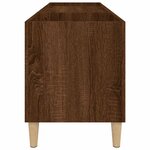vidaXL Armoire à disques chêne marron 121x38x48 cm bois d'ingénierie