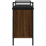 vidaXL Banc à chaussures chêne marron 65 5x32x57 5cm bois d'ingénierie