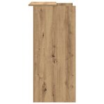 vidaXL Bureau réception chêne artisanal 55x50x103 5 cm bois ingénierie