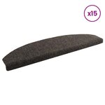 vidaXL Tapis d'escalier auto-adhésifs 15 pièces 80 x 24 5 x 3 5 cm