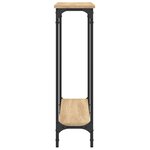 vidaXL Table console chêne sonoma 100x22 5x75 cm bois d'ingénierie