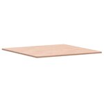 vidaXL Dessus de table 80x80x1 5 cm carré bois massif de hêtre