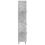 vidaXL Ensemble de Meubles 2 Pièces Gris béton 66 x 34 5 x 89 5 cm