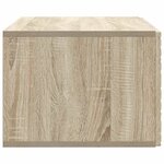 vidaXL Meuble TV mural 98 x 31 cm Chêne Sonoma Bois d'ingénierie