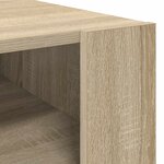 vidaXL Table basse Chêne Sonoma 66 x 53 x 45 cm Bois d'ingénierie