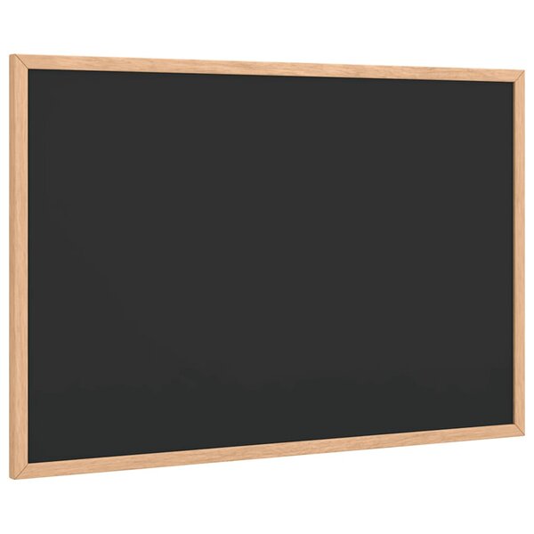 vidaXL Tableau noir avec cadre bois de pin massif noir 60x40 cm