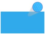 vidaXL Couverture de piscine Bleu 488 x 244 cm PE