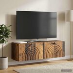 vidaXL Meuble TV mural Bois ancien 98 x 31 x 30 cm Bois d'ingénierie