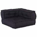 vidaXL Coussin 3 Pièces Anthracite 70 x 70 x 54 cm Polyester
