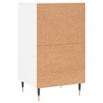 vidaXL Buffets 2 Pièces blanc 40x35x70 cm bois d’ingénierie