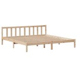 vidaXL Cadre de lit sans matelas 180x200 cm bois massif de pin