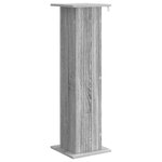 vidaXL Support de Plante 2 pc Sonoma gris 30 5 x 30 x 100 5 cm