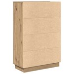 vidaXL Bureau chêne artisanal 71 5 x 31 5 x 106 5 cm Bois d'ingénierie