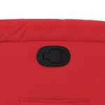 vidaXL Fauteuil inclinable Rouge Similicuir