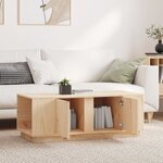 vidaXL Table basse 110x50x40 cm Bois massif de pin