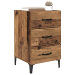 vidaXL Cabinet de chevet Bois ancien 40 x 40 5 x 66 cm
