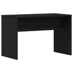 Set de table de maquillage vidaXL en chêne noir en bois reconstitué