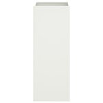 vidaXL Jardinière blanc 32x29x75 cm acier