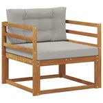 vidaXL Sofa de milieu extérieur Naturel