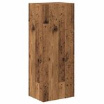 vidaXL Meuble TV mural Montage mural Bois Ancien 40 5 x 30 x 102 cm