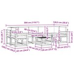 vidaXL Ensemble de canapés d'extérieur 6 pc