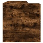 vidaXL Bureau chêne fumé 123 5x73 5x75 cm bois d'ingénierie