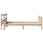 vidaXL Cadre de lit sans matelas 90x190 cm bois de pin massif