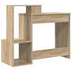 vidaXL Bureau Chêne sonoma 106 x 40 x 88.5 cm Bois d'ingénierie