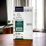 Recharge Exatime 17 Civil semainier sur 2 pages 172x105 mm Sept à Décembre EXACOMPTA