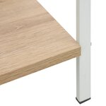 vidaXL Bibliothèque à 5 niveaux chêne 60x27 6x158 5 cm bois ingénierie