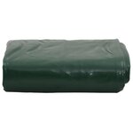 vidaXL Bâche vert Ø 2 2 m 650 g/m²