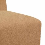 vidaXL Unité de Sofa Modulaire Sans Accoudoirs 2 Pièces Beige