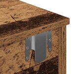 vidaXL Étagère murale avec tiroirs vieux bois bois d'ingénierie