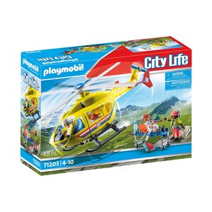 PLAYMOBIL 71203 - Hélicoptère de secours