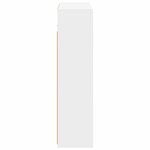 vidaXL Armoire Miroir de Salle de Bain Blanc 63 5 x 16 x 62 5 cm