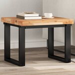 vidaXL Dessus de table carré 50x50x4 cm bois massif d'acacia