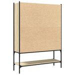vidaXL Bibliothèque chêne sonoma 102x30x141 5 cm bois d'ingénierie