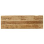 vidaXL Banc avec bord vivant 105 cm bois de manguier massif