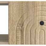 vidaXL Table basse Chêne Sonoma 90 x 50 x 40 cm Bois d'ingénierie