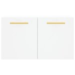 vidaXL Armoire murale Blanc 60x36 5x35 cm Bois d'ingénierie