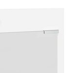 vidaXL Porte-manteau mural Blanc 70 x 10 x 90 cm Bois d'ingénierie